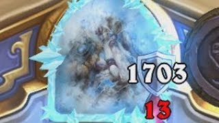 1700 Armor In One Turn RANKED [Hearthstone]