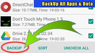 How To BACKUP All Apps without Root | BACKUP all Apps