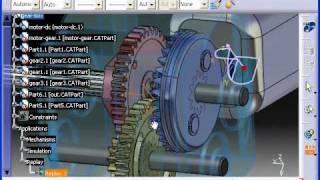 CATIA - DMU Kinematics, Reductor de velocidad