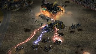 C&C Generals: Zero Hour - Rise of the Reds Mod - Tesla Tank Charge!