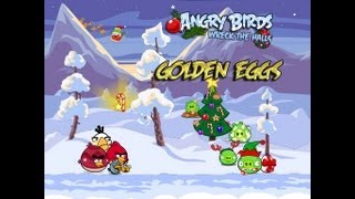 Angry Birds Seasons - Wreck the Halls Golden Eggs Walkthrough