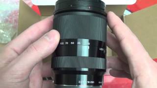 Sony SEL18-200mm LE E-mount Lens Unboxing
