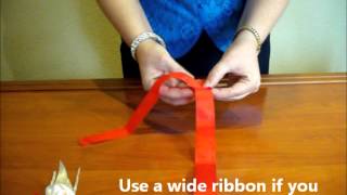 How To Make Ribbon Roses