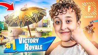 MON PREMIER TOP 1 DE LA SAISON 2 DU CHAPITRE 2 ! JE DEBLOQUE LE NOUVEAU PARAPLUIE !