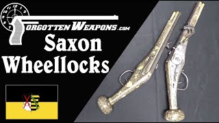 Beautiful 16th Century Saxon Wheellock Pistols