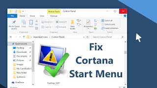 Windows 10  - How to Fix Start Menu and Cortana aren't working error
