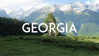 Georgia (long version) / горы Кавказа / поход в Грузии / Сванетия / girl walking in Georgia
