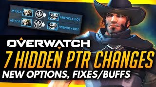 Overwatch | 7 HIDDEN PTR CHANGES - New Options, Fixes/Buffs