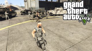 GTA 5 PC, Mercenaries vs Military Base and more! GTA V