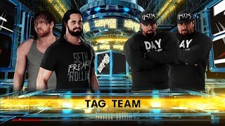WWE 2K18 GAMEPLAY CORE 2 DUO GTX 1050 TI SETH ROLLINS AND DEAN AMBROSE VS JEY USO AND JIMMY USO
