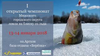 Ловля окуня на блесну со льда Чемпионат Миасса  второй тур  Аргази 2018