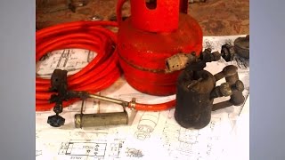 Лёха & сбор и работа самодельной газовой горелки