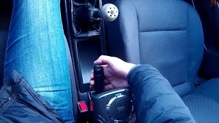 1 способ.Как трогаться в горку с ручника.