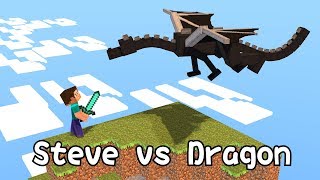 Herobrine vs Dragon-Minecraft Animation