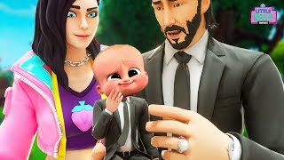 ROX AND JOHN WICK PREPARE TO HAVE A BABY | Fortnite Short Film