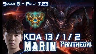 MaRin PANTHEON vs GANGPLANK Top - Patch 7.23 KR Ranked