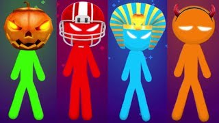 THE STICKMAN MINIGAMES BATTLES Gameplay Walkthrough MIX STICKMAN GAMES Android Game