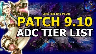 Patch 9.10 And ADC TIER LIST - League Of Legends | Let's Talk Jinx #129