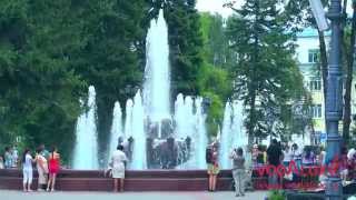 Запуск второй очереди фонтана в городе Горно - Алтайск