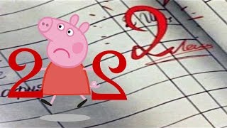 Свинка Пеппа получила двойку Сюзи говорит как все исправить Мультик для детей