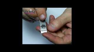 USB Флешка Uniq MINIPLATE Zodiak Телец серебро / черный