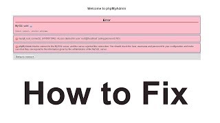 Set Root Password To phpMyAdmin In XAMPP And Remove Error 100%