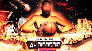 I SCORED 181 POINTS for DOUBLE REP in JORDAN REC CENTER in NBA2K19