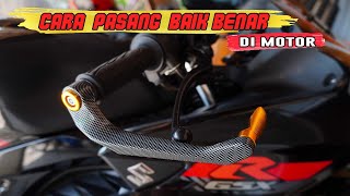 Cara Pasang Handguard dengan Mudah di motor GSX 150 R - proguard cr7