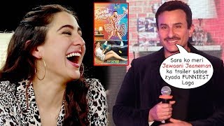 Saif Ali Khan's HILARIOUS Reaction On Sara Ali Khan's Reaction Of Jawaani Jaaneman Trailer