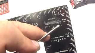 Using the Brace Scale on the Carpenter Square