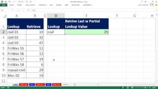 Excel Magic Trick 1000: Lookup Last Partial Text Item using SEARCH and LOOKUP functions
