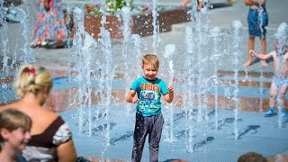 Дневной динамический режим работы фонтана