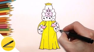 Как Нарисовать Короля (Бременские Музыканты) | Рисуем Короля поэтапно