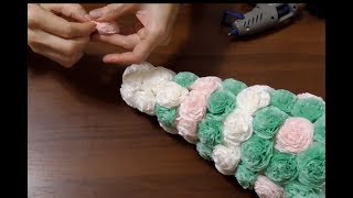 НОВОГОДНЯЯ ЕЛКА ИЗ  САЛФЕТОК своими руками. Мастер класс.