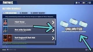 How to Get unlimited Refunds in Fortnite *2019*