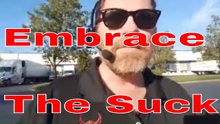 New CDL Big Rig Trucking Students Embrace The Suck | Red Viking Trucker