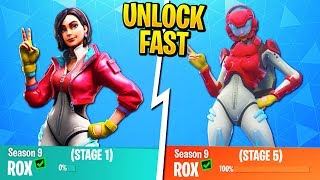 The FASTEST Method to MAX ROX SKIN in Fortnite... (Stage 5)