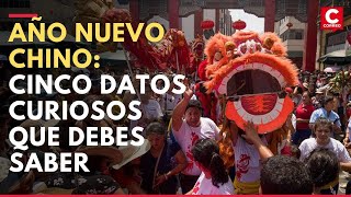 Cinco datos curiosos sobre el Año Nuevo Chino