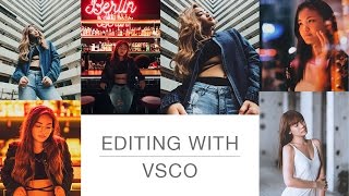 Editing with VSCO