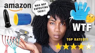 Testing TOP RATED SCALP MASSAGERS on Amazon | WAS NOT Expecting THIS!!!
