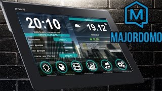 Умный дом MajorDoMo и анимированная сцена для планшета