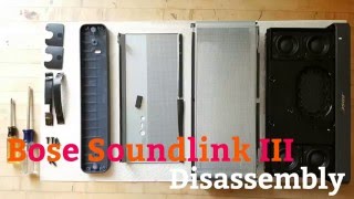 Bose Soundlink III Partial Disassembly/Teardown