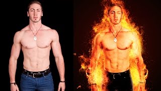 Photoshop Tutorial | Fire Portrait Manipulation | Photo Effects