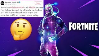 The Future of The Galaxy Skin in Fortnite... (Item Shop or Vaulted)