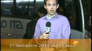 Um dia após o sequestro do ônibus - Repórter Rio (11/08/2011)