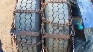 Рукодельные цепочки противоскольжения, цепи для грузовых машин