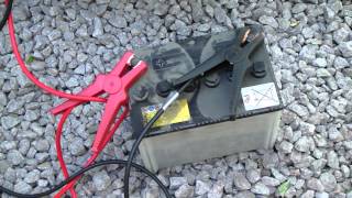 How to load car empty battery without home electricity
