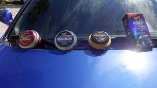 The difference between Meguiar's Cleaner Wax, Gold Class, Tech Wax 2.0, and Ultimate. Comparison.