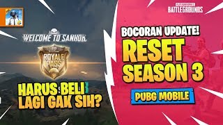 Bocoran Update RESET SEASON 3 - PUBG Mobile Indonesia