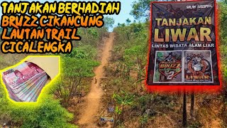 TANJAKAN BERHADIAH DI EVENT BRUZZ #2 CIKANCUNG LAUTAN TRAIL CICALENGKA BANDUNG